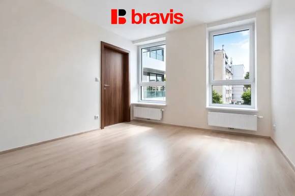 Pronájem bytu 2+kk, Brno - střed, Rezidence Lužánky, možnost garážového stání