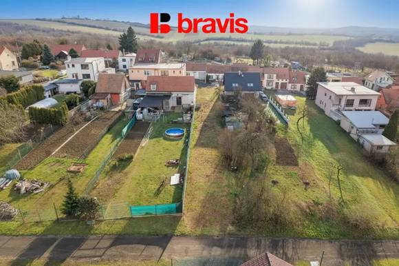 Prodej stavebního pozemku 462 m², obec Zbýšov, okres Vyškov, schválené územní rozhodnutí vč. projektové dokumentace na RD 4+KK