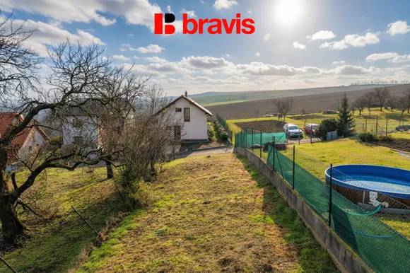 Prodej stavebního pozemku 462 m², obec Zbýšov, okres Vyškov, schválené územní rozhodnutí vč. projektové dokumentace na RD 4+KK