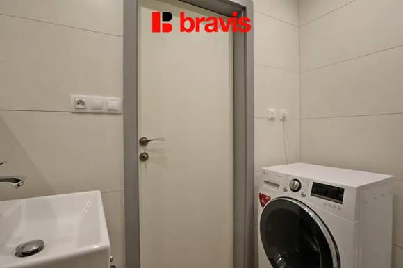 Rent flat 1+KK, Lidická str., Brno - střed, furnished, terrace, cellar