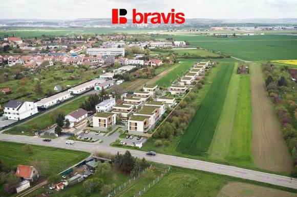 Prodej moderní, nízkoenergetické novostavby, byt 2+kk, 53 m², Tuřany, sklep, parkování v ceně!