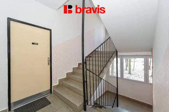 Prodej bytu 2+1+nika, Brno - Lesná, OV, lodžie, žádaná lokalita, ulice Haškova