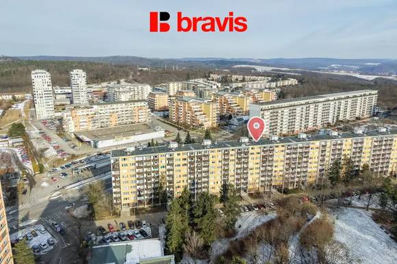 Prodej bytu 2+1+nika, Brno - Lesná, OV, lodžie, žádaná lokalita, ulice Haškova