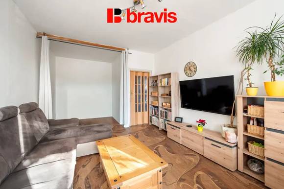 Prodej bytu 2+1+nika, Brno - Lesná, OV, lodžie, žádaná lokalita, ulice Haškova