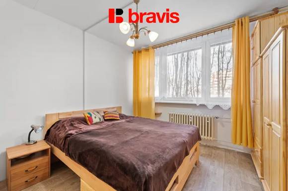 Prodej bytu 2+1+nika, Brno - Lesná, OV, lodžie, žádaná lokalita, ulice Haškova