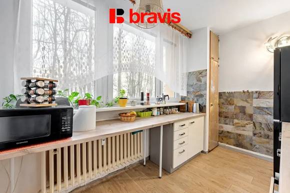 Prodej bytu 2+1+nika, Brno - Lesná, OV, lodžie, žádaná lokalita, ulice Haškova