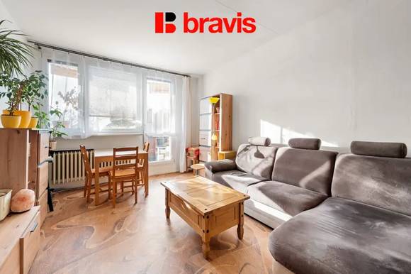 Prodej bytu 2+1+nika, Brno - Lesná, OV, lodžie, žádaná lokalita, ulice Haškova