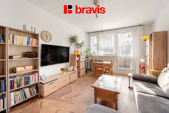 Prodej bytu 2+1+nika, Brno - Lesná, OV, lodžie, žádaná lokalita, ulice Haškova