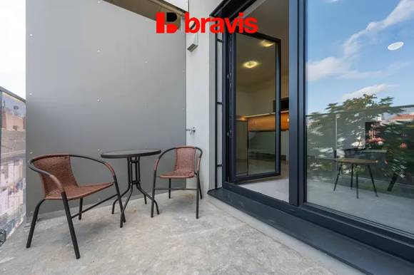 Prodej moderního ateliéru 1+kk, v novostavbě Ponávka Tower, šatna, balkon, sklep, klimatizace