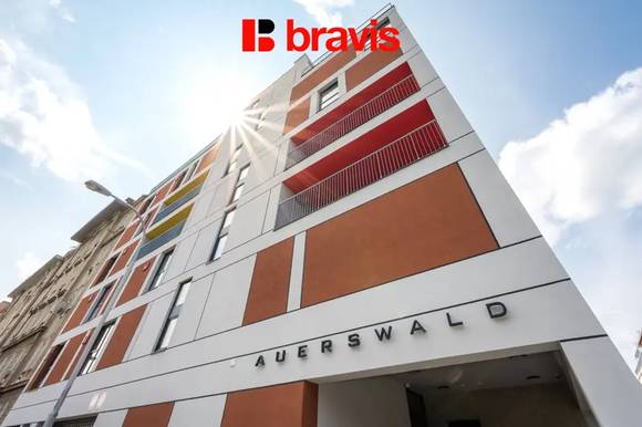 Podnájem bytu 2+kk, Brno - Zábrdovice, ul. Auerswaldova, novostavba, terasa, garážové stání, první nájemník