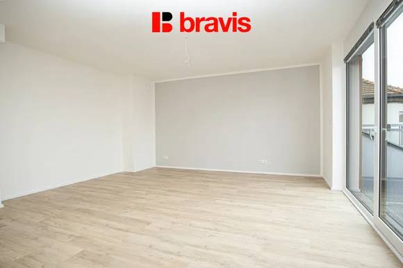 Podnájem bytu 2+kk, Brno - Zábrdovice, ul. Auerswaldova, novostavba, terasa, garážové stání, první nájemník