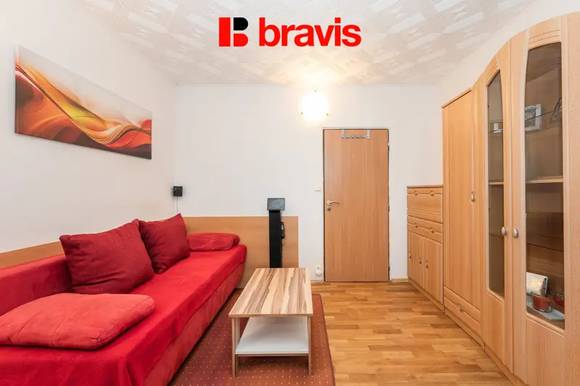 Prodej bytu 1+kk, ul. Jedovnická, Brno - Líšeň, zařízený, lodžie