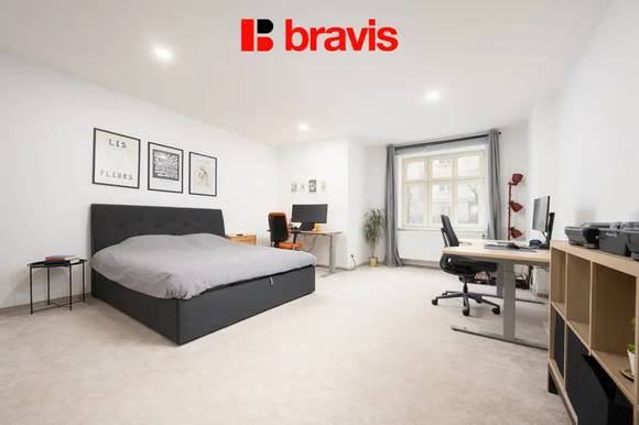 Sale of spacious 3+kk apartment, Kotlářská Street, Brno - Veveří, basement