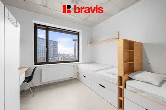 Pronájem moderního zařízeného 1+kk 24 m², Brno - Trnitá, Dornych, neplatíte provizi