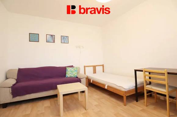 Pronájem bytu 1+1, Brno – Královo Pole, ulice Herčíkova, zařízený