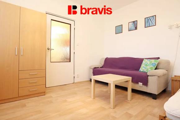 Pronájem bytu 1+1, Brno – Královo Pole, ulice Herčíkova, zařízený