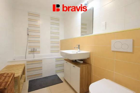 Pronájem bytu 3+kk, Brno - Sadová, ulice Kumpoštova, rezidence Kociánka, balkon, sklep, vyhledávaná lokalita