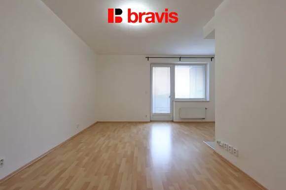 Pronájem bytu 1+kk, ulice U Leskavy, Brno - Starý Lískovec, balkon, sklep