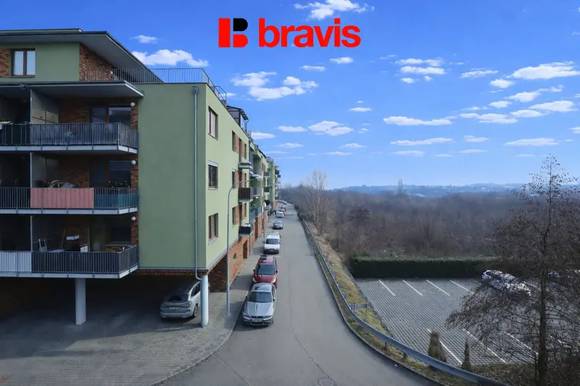 Pronájem bytu 1+kk, ulice U Leskavy, Brno - Starý Lískovec, balkon, sklep