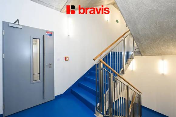 Pronájem bytu 1+kk, Brno - Pisárky, rezidence Riverside, novostavba, částečně zařízené, ul. Poříčí