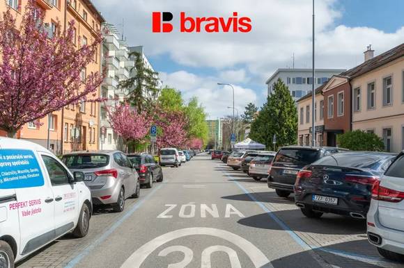 Pronájem bytu 1+kk, Brno - Pisárky, rezidence Riverside, novostavba, částečně zařízené, ul. Poříčí