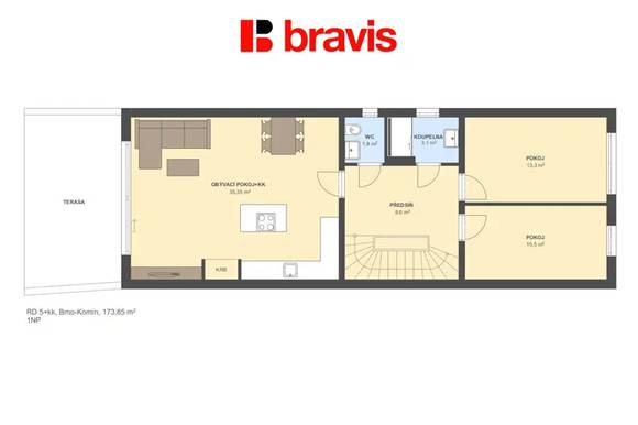Sale land For housing, 701 m² - Brno-Komín