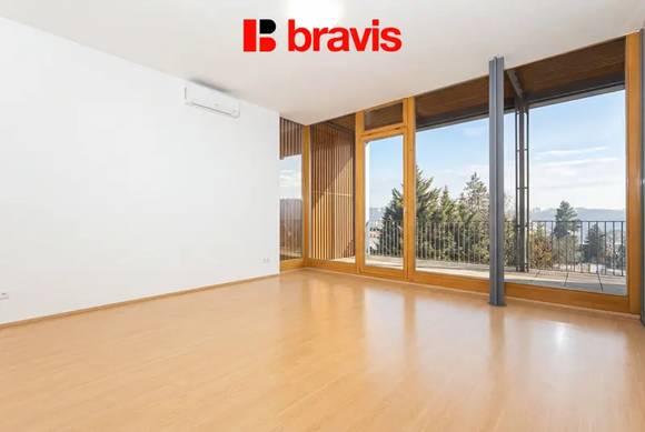 Pronájem bytu 5+kk, Brno - Pisárky, Neumannova ulice, 2 koupelny, terasa, garážové stání v ceně