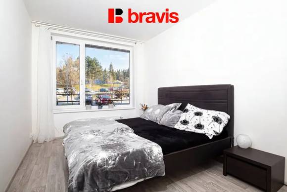 Pronájem bytu 2+kk, Brno - Bystrc, ul. Markůvky, terasa, sklep, garážové stání