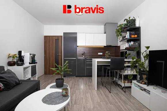 Pronájem bytu 2+kk, Brno - Bystrc, ul. Markůvky, terasa, sklep, garážové stání