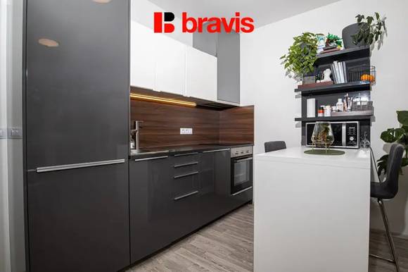 Pronájem bytu 2+kk, Brno - Bystrc, ul. Markůvky, terasa, sklep, garážové stání