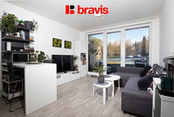 Pronájem bytu 2+kk, Brno - Bystrc, ul. Markůvky, terasa, sklep, garážové stání