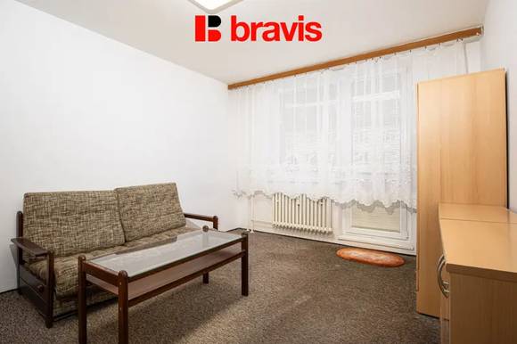 Pronájem bytu 1+1, Brno - Královo Pole, ul. Božetěchova, zařízený, lodžie, sklep