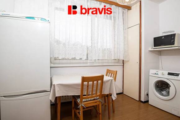 Pronájem bytu 1+1, Brno - Královo Pole, ul. Božetěchova, zařízený, lodžie, sklep