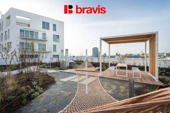 Pronájem bytu 2+kk, rezidence „INSADY“ na ul. Nové sady, relaxační zahrada, novostavba, chytrá domácnost, rekuperace, klimatizace, lodžie, sklep