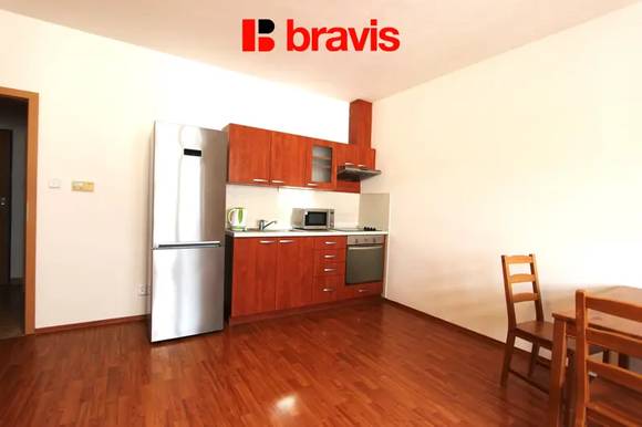 Pronájem bytu 1+kk, Brno - Medlánky, částečně zařízený, ul. Hrázka