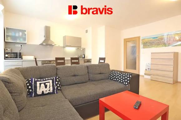 Pronájem bytu 2+kk, Brno - Štýřice, ul. Jaroslava Foglara, zařízené, sklep, parkování