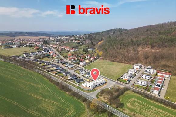 Prodej moderní novostavby bytu 1+kk, Lipůvka u Brna, balkon, parkovací stání a sklep v ceně