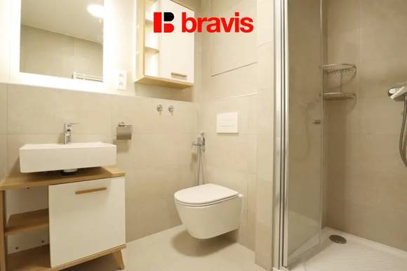 Pronájem bytu 2+kk, Brno - Staré Brno, ul. Rybářská, sklep, balkon, garážové stání