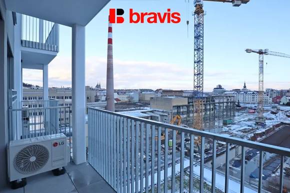 Pronájem bytu 2+kk, Brno - Staré Brno, ul. Rybářská, sklep, balkon, garážové stání