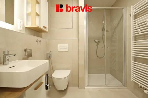 Pronájem bytu 2+kk, Brno - Staré Brno, ul. Rybářská, sklep, balkon, garážové stání