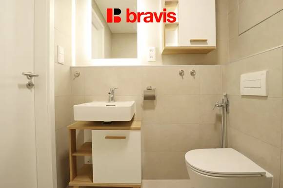 Pronájem bytu 2+kk, Brno - Staré Brno, ul. Rybářská, sklep, balkon, garážové stání