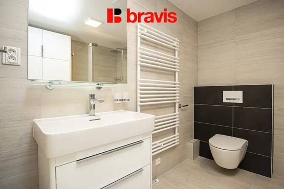 Pronájem novostavby 3+kk, Brno - Černá Pole, třída Generála Píky, 2 garážová stání, sklep