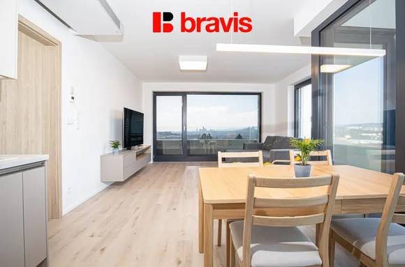 Pronájem novostavby 3+kk, Brno - Černá Pole, třída Generála Píky, 2 garážová stání, sklep