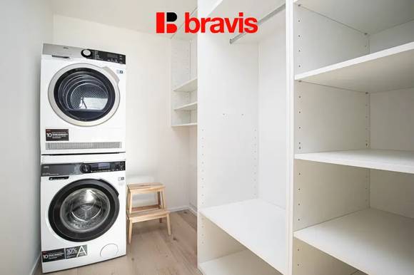 Pronájem novostavby 3+kk, Brno - Černá Pole, třída Generála Píky, 2 garážová stání, sklep