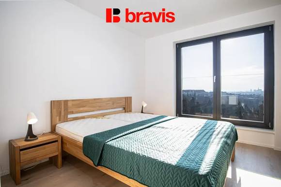 Pronájem novostavby 3+kk, Brno - Černá Pole, třída Generála Píky, 2 garážová stání, sklep