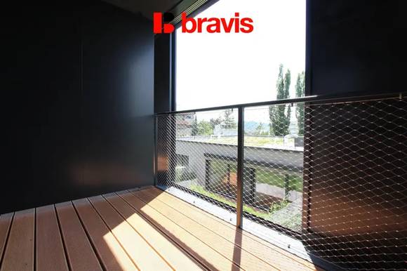 Pronájem luxusní novostavby bytu 3+kk, ul. Neumannova, Brno-Masarykova čtvrť, balkon, garážové stání