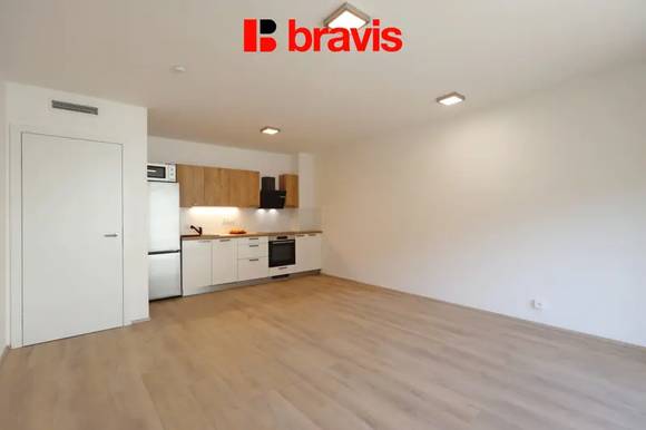 Pronájem bytu 2+kk v rezidenci Diorit, Brno - Komín, garážové stání, sklep, terasa do vnitrobloku