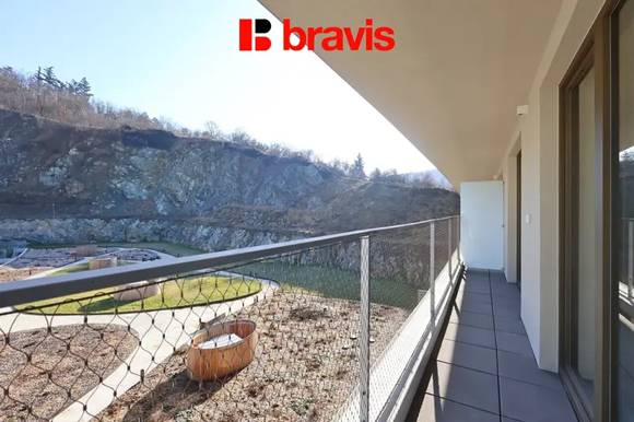 Pronájem bytu 2+kk v rezidenci Diorit, Brno - Komín, garážové stání, sklep, terasa do vnitrobloku