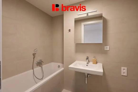 Pronájem bytu 2+kk v rezidenci Diorit, Brno - Komín, garážové stání, sklep, terasa do vnitrobloku