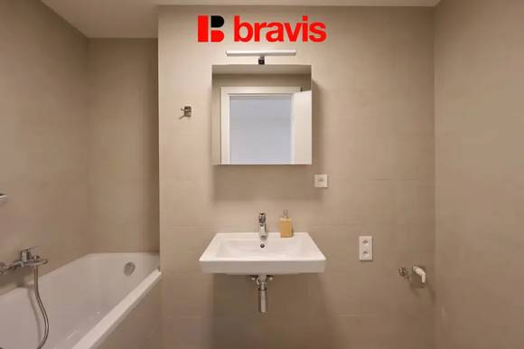 Pronájem bytu 2+kk v rezidenci Diorit, Brno - Komín, garážové stání, sklep, terasa do vnitrobloku